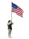 Cologuard holding the American Flag